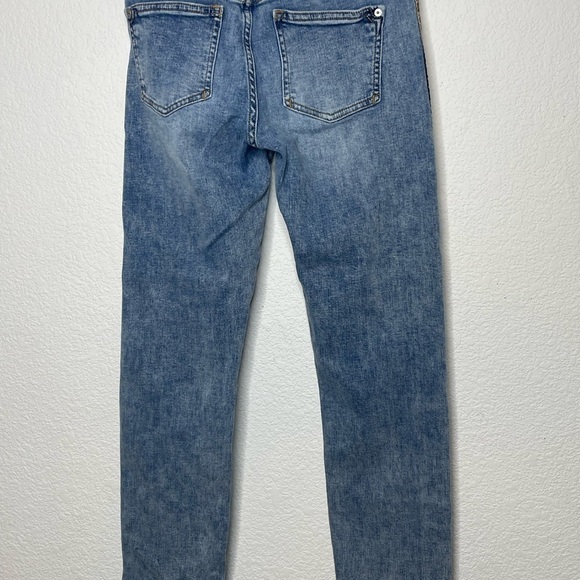 Pilcro jeans mid-rise slim boyfriend side stripe 26 - Picture 7 of 9